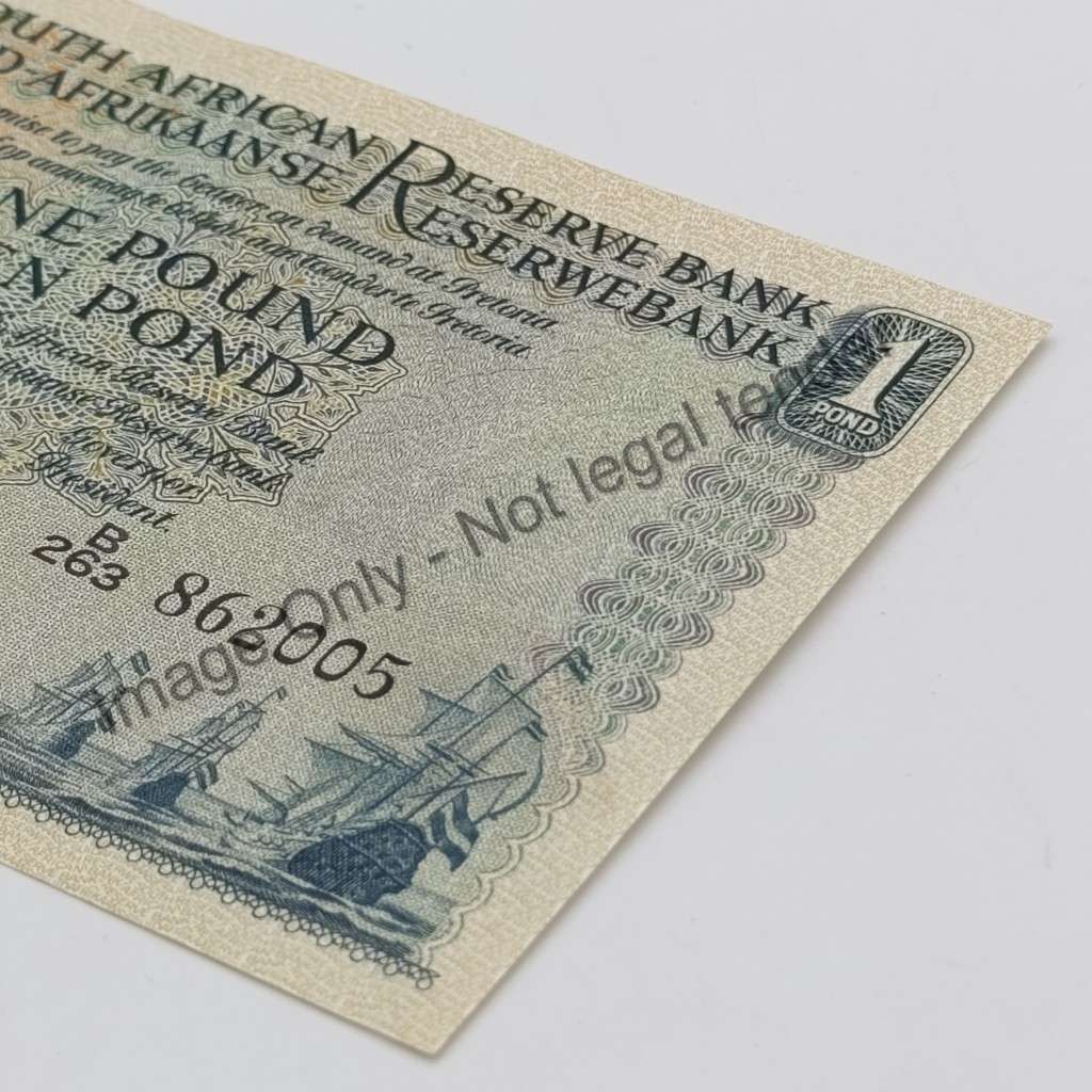 MH de Kock one pound 4-10-56 - E/A - B263 - UNC -very slight dent