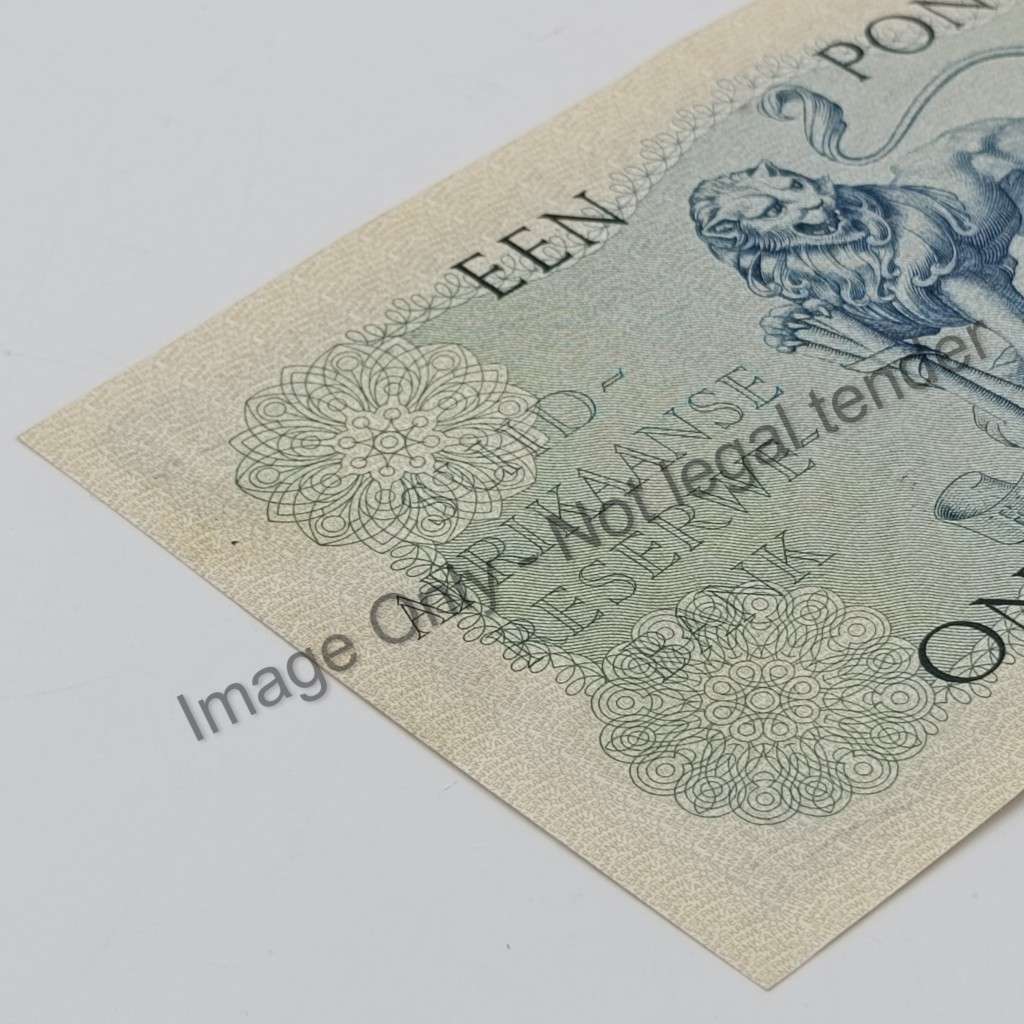 MH de Kock one pound 4-10-56 - E/A - B263 - UNC -very slight dent