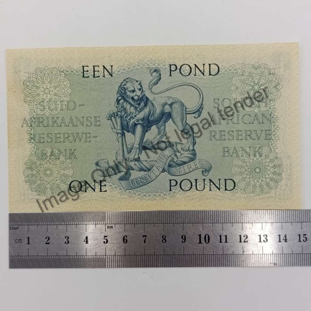 MH de Kock one pound 4-10-56 - E/A - B263 - UNC -very slight dent