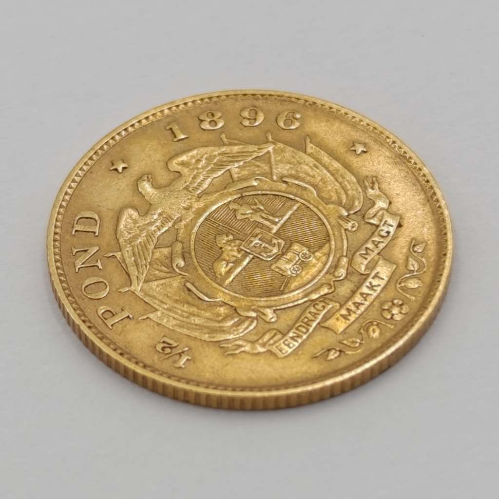 1896 ZAR Kruger Gold Half pond