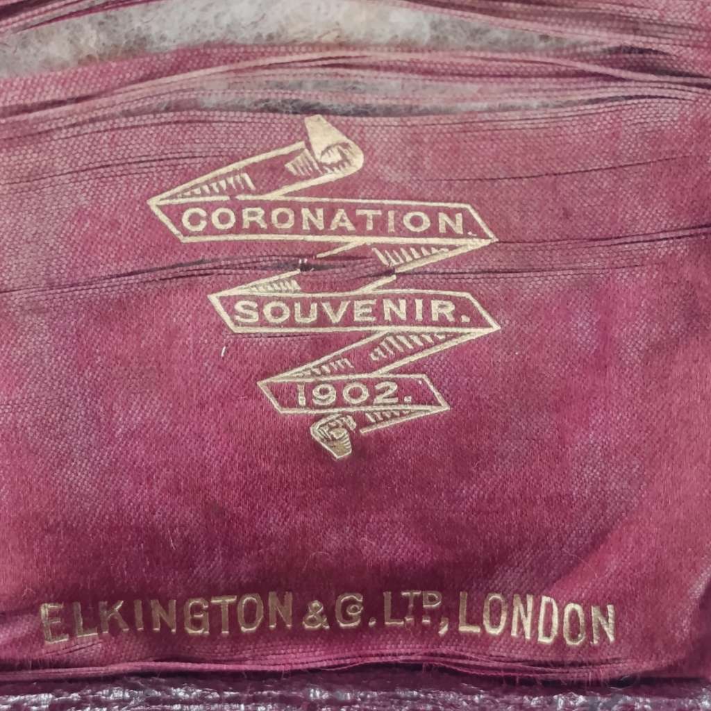 1902 Coronation medallion of the Grand Hotel - Edward VII and Queen Alexandria