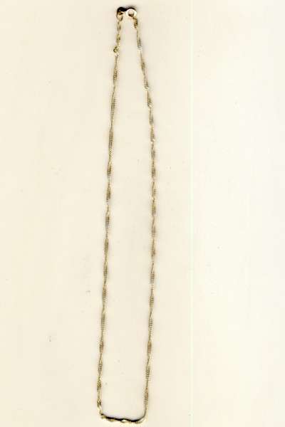 Silver necklace - as per scan
