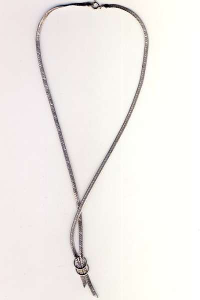 Silver necklace vintage @@@ Crazy R1 Start