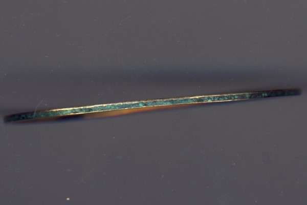 Copper and Malachite bangle as per scan