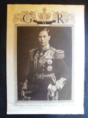 Cape Times - Coronation Supplyment George 6 - May 11t, 1937 - CRAZY WEDNESDAY