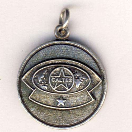 Sterling silver pendant marked CALTEX - 7.9gram