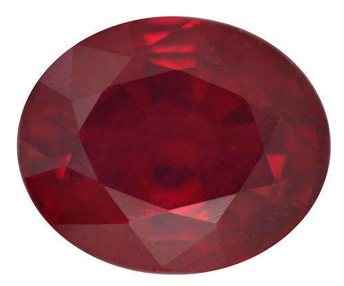 Natural Ruby 1.52 carat - Oval shaped