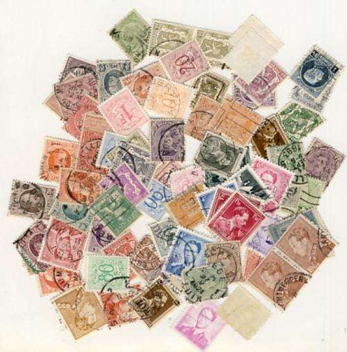 Lot of 85 old Belgium stamps - many from 1800's  - not researched