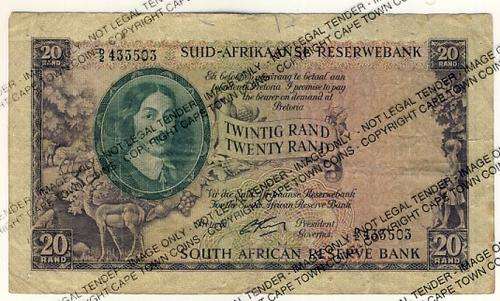 Rissik R20 note D2 with some small tears & pin holes - as per scan