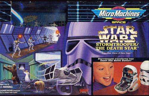 Micro Machines - Star Wars,  Stormtrooper / The Death Star in original box - as per scan
