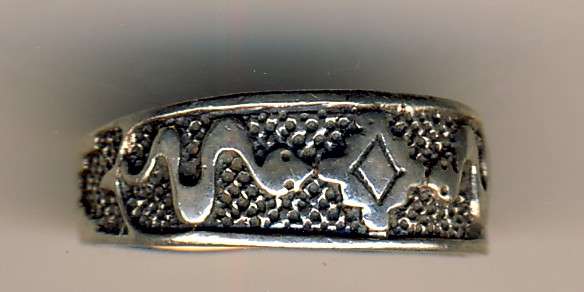 Sterling Silver ring - as per scan