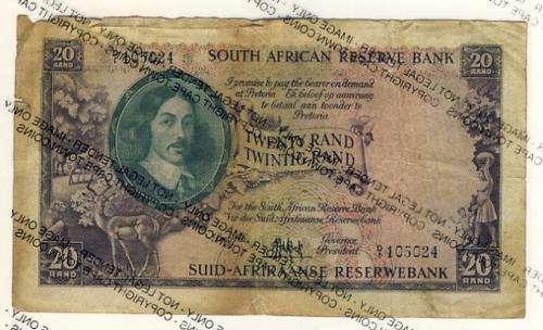 M.H. de Kock D1 First Issue R20 - as per scan