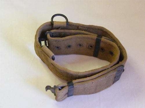 Very old South African Webbelt - WW2 and later as per scan