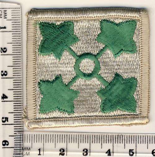 USA - 4th Infantry new cloth badge - @ CRAZY R1 start