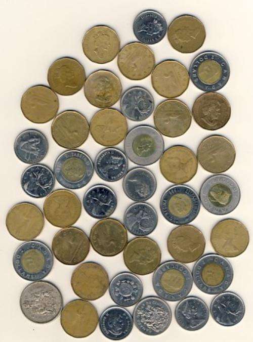 Canada - 42 Dollars in Canadian coins @ Crazy R1 start