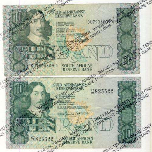 GPC de Kock 2nd & 3rd issue R10 notes as per scan