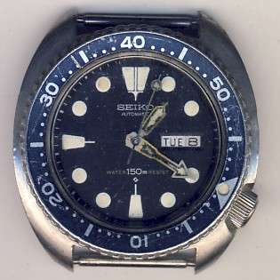 Seiko automatic large mens watch - working - as per scan
