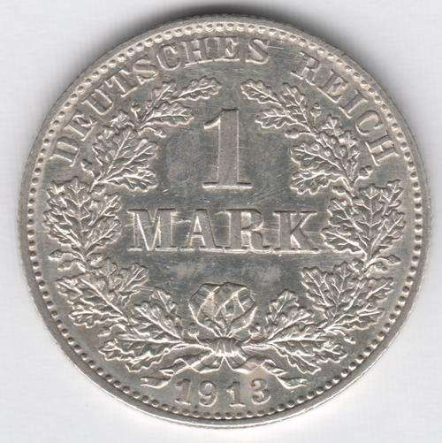 1913 G German 1 mark - as per photo
