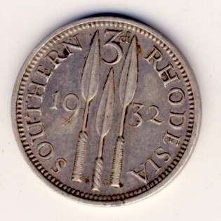 Southern Rhodesia 3d of 1932 VF