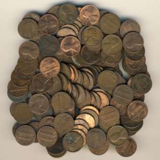 144 Lincoln cents as a lot