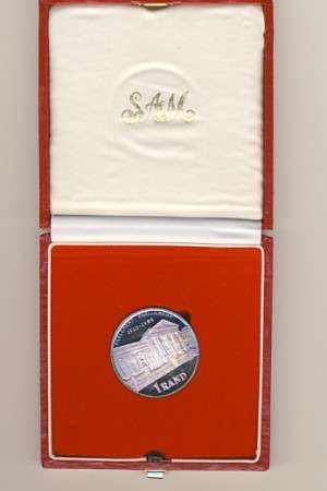 1985 Parliament Proof R1 Rand