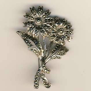 Beautiful Antique marcasite brooch