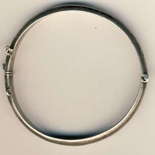 Hallmarked silver bangle as per scan