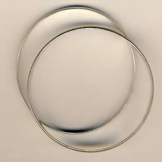 Lot of 2 sterling silver bangles as per scan