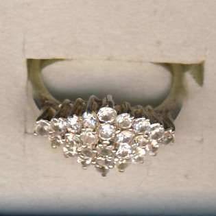 Sterling silver lovely dress ring as per scan