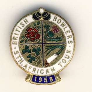 1958 British Bowlers SA Tour badge @ CRAZY R1 Start
