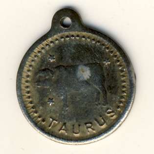 Taurus & Scorpio medallion/pendant
