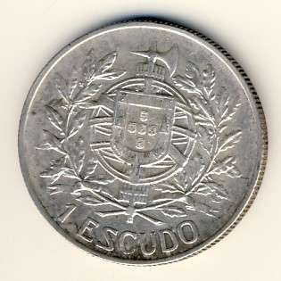 Portugal Crown size 1910 silver escudo - Very high book value