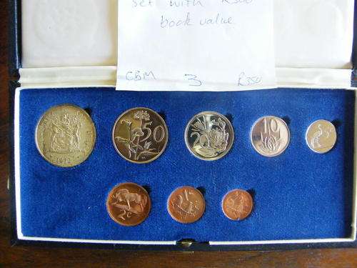 RSA 1972 Short proof set with R500 book value