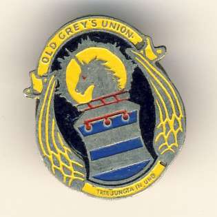 Old Grey's Union buttonhole badge @ CRAZY R1 start