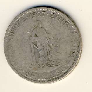 SA U 1927 shilling filler