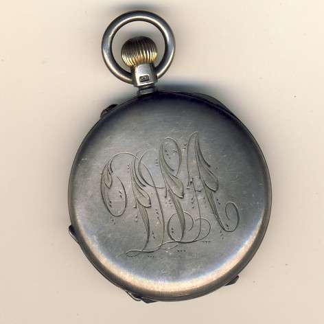 TOP ITEM Schwake Watt & Co - Sterling silver hallmarked pocket watch overwound @@@ Crazy R1 Start