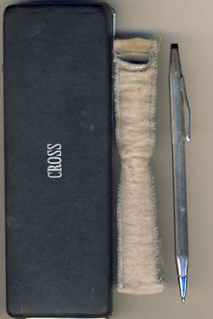 Sterling silver Cross pen in original box