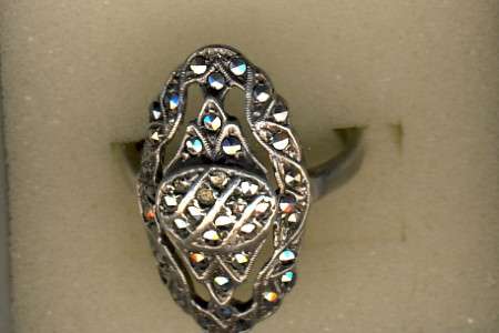 Marcasite ring - as per scan
