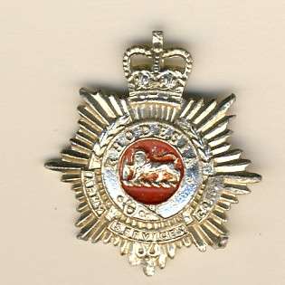 Rhodesia Army Services corps collar badge - large crown type @ CRAZY R1 start