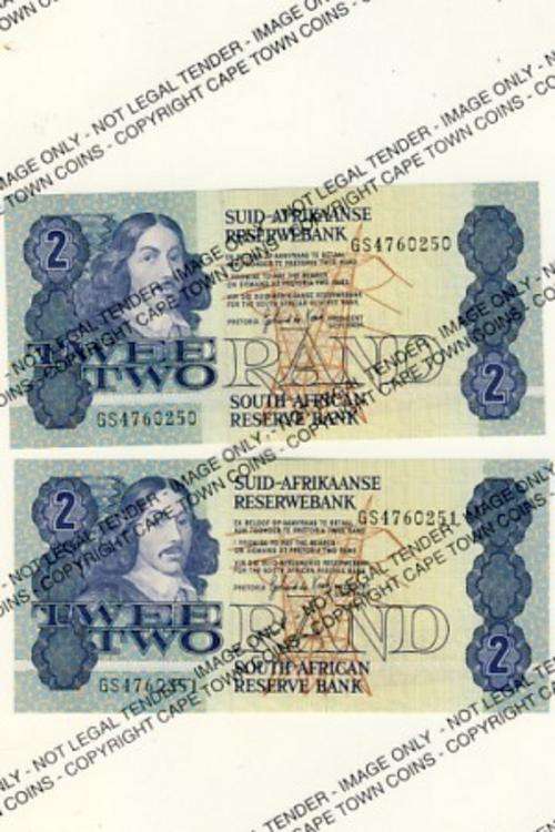 GPC de Kock Lot of 17 consecutive notes - R2 UNC - 3rd issue