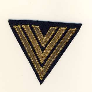 Sergeant stripes - rank cloth badge