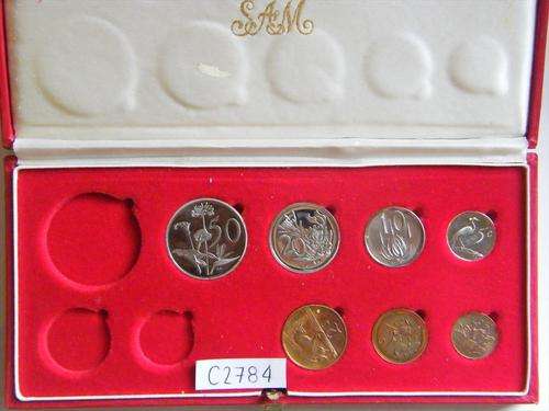 RSA 1983 Proof set in red box - no Gold & no rand
