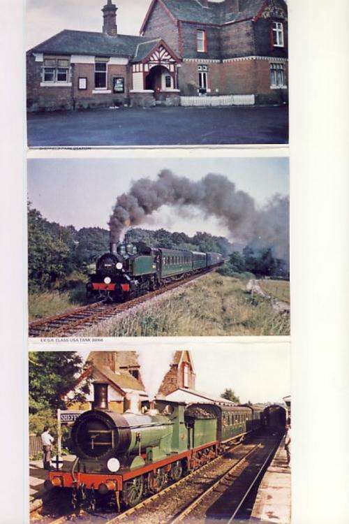 Air mail Six pictures in colour Bluebell Railway - as per scan