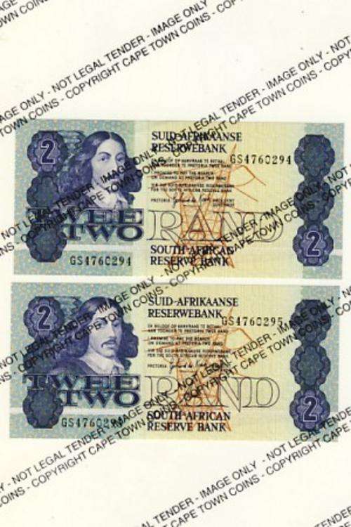 GPC de Kock 3rd Series UNC R2 notes - 12 consecutive notes