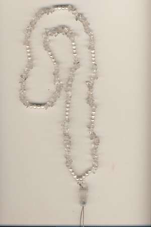 Quartz & Pearl necklace as per scan