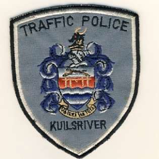 Kuilsrivier Traffic Police cloth badge - old type as per scan