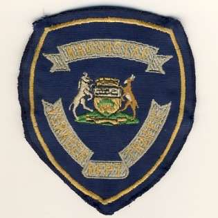 Kroonstad old type - Traffic Police cloth badge