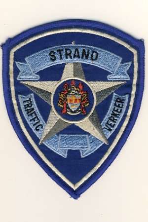 Strand Traffic Police cloth badge as per scan