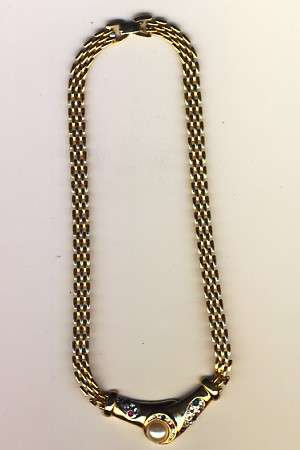 Gold colour fashion necklace @@@ Crazy R1 Start