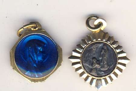 Lot of 2 Roman Catholic pendants
